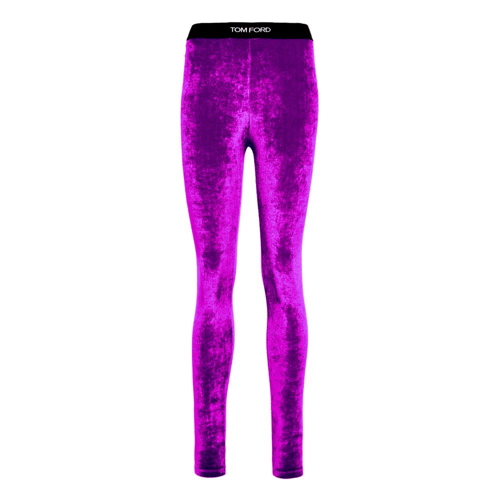 Tom Ford Purple Viscose Women's Leggings