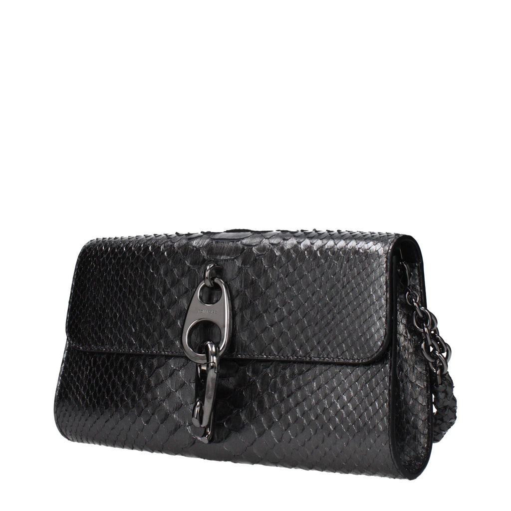 Tom Ford Gray Skin Clutch Women's Bag