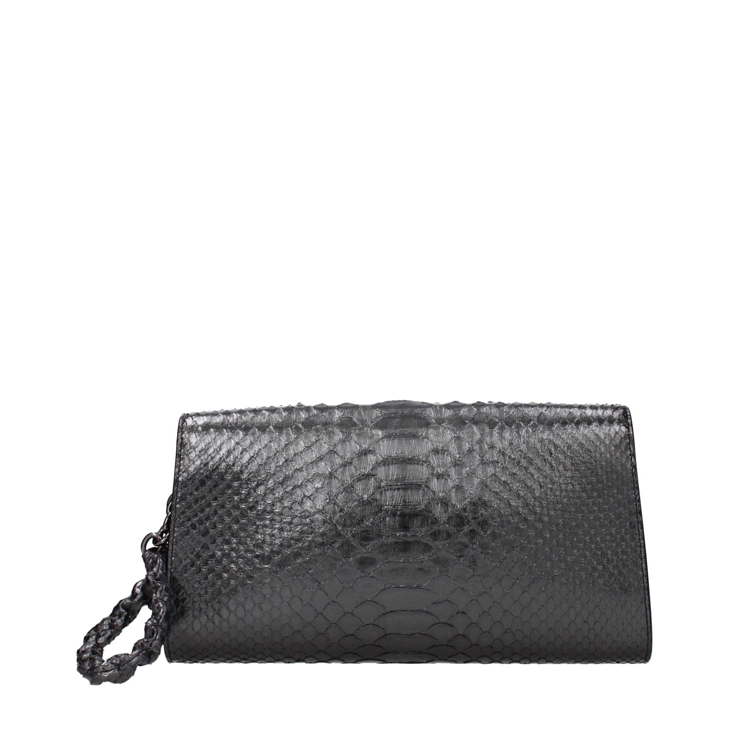 Tom Ford Gray Skin Clutch Women's Bag