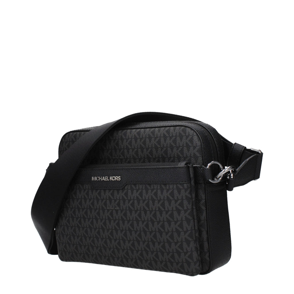 Michael Kors Black Fabric Crossbody Men's Bag