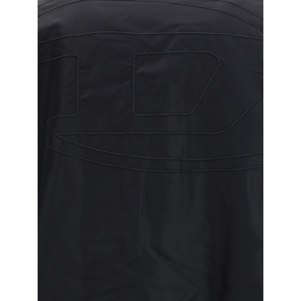 Diesel Black Polyamide Men's Bomber