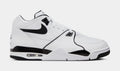 Exclusive Air Flight 89 Mens Lifestyle Shoes (White/Black/Grey) — 4 — Front View