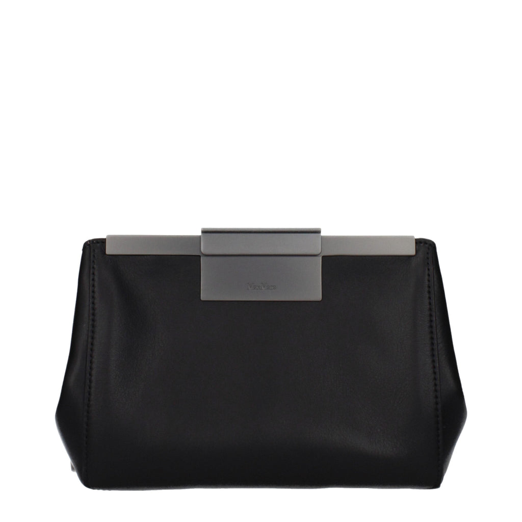 Max Mara Black Leather Crossbody Women's Bag