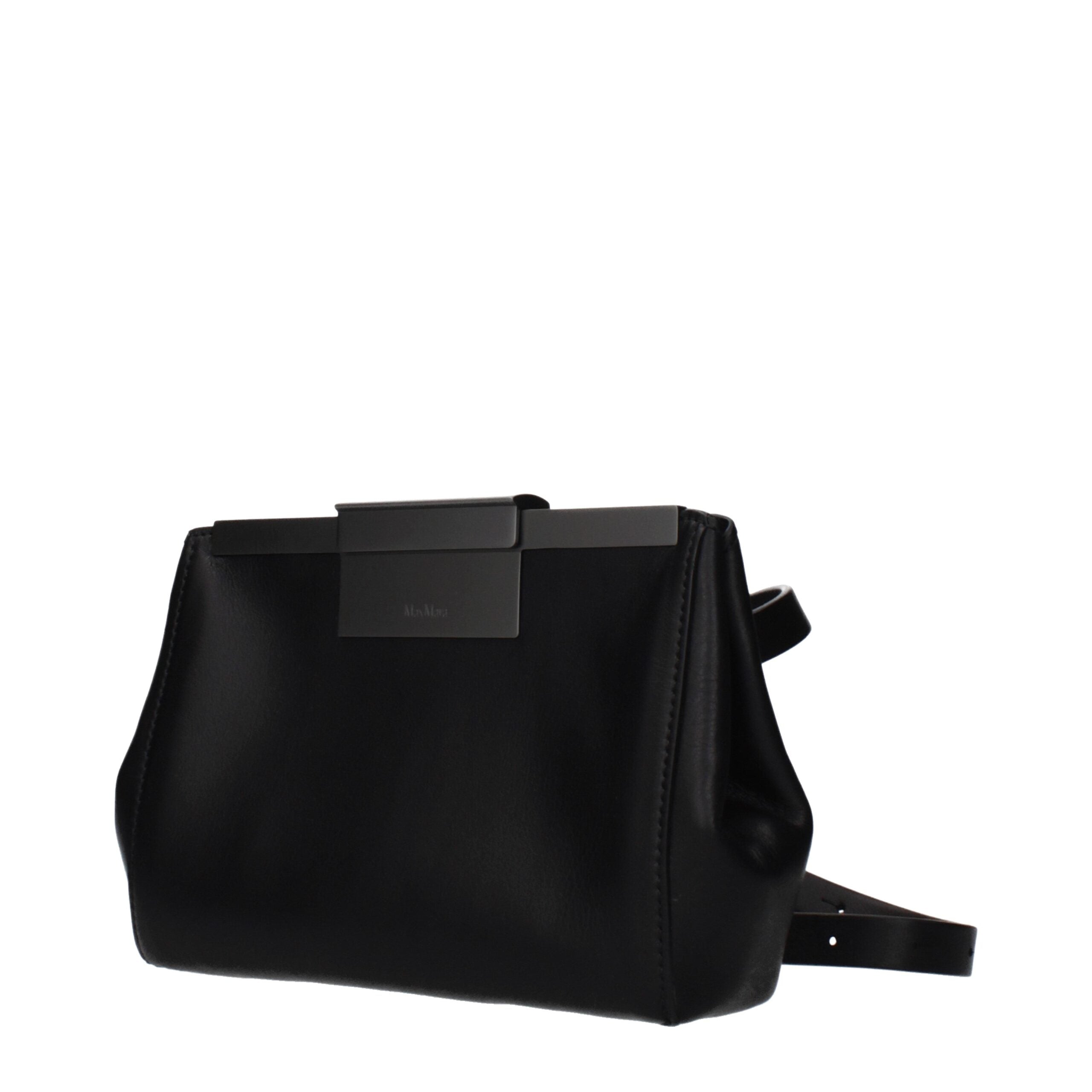 Max Mara Black Leather Crossbody Women's Bag