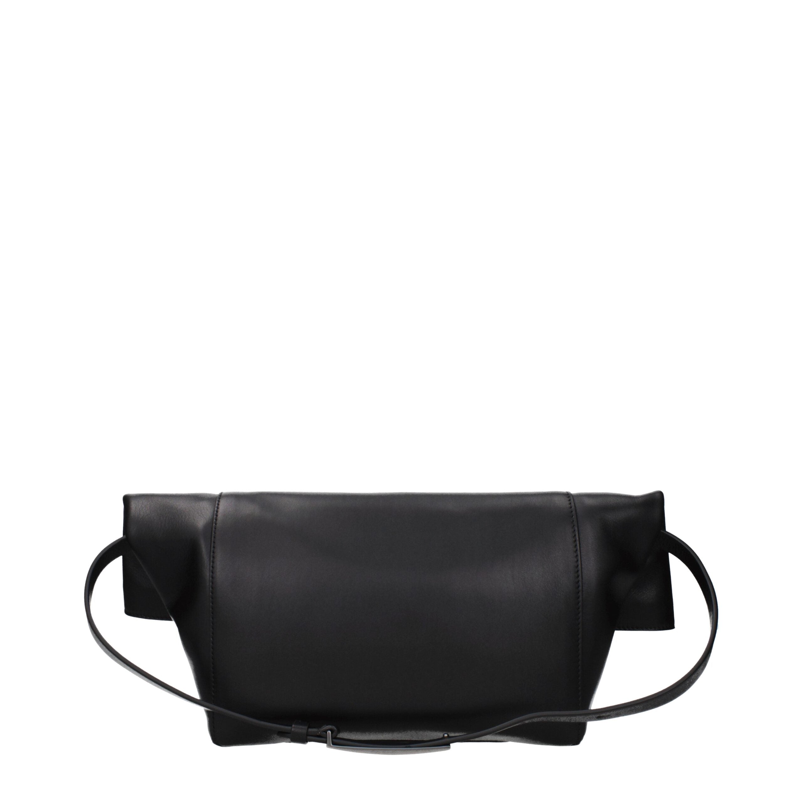 Max Mara Black Leather Shoulder Women's Bag
