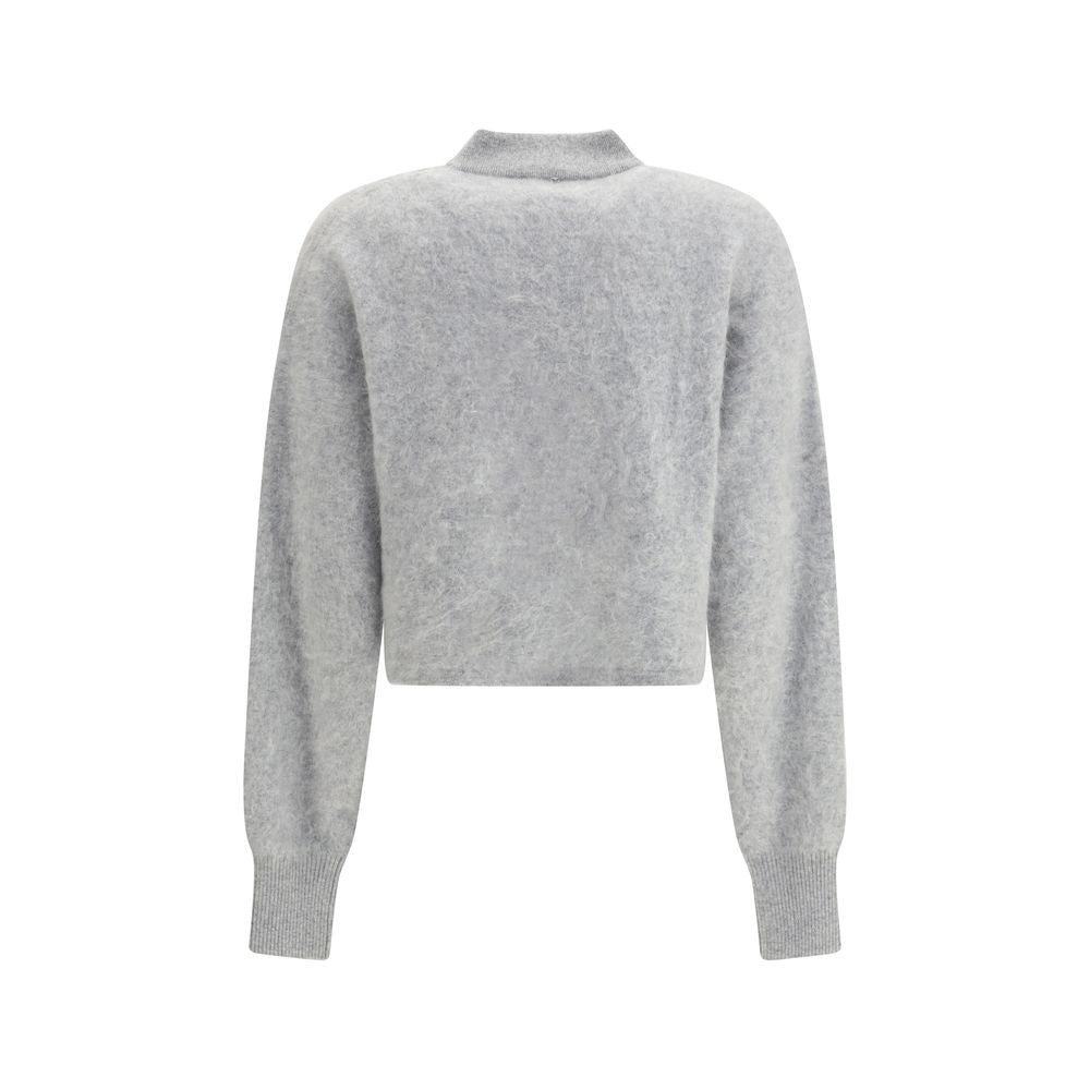 Max Mara Gray Cashmere Women's Cardigan