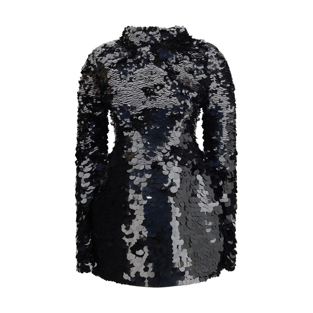 Max Mara Black Polyester Cocktail Women's Dress