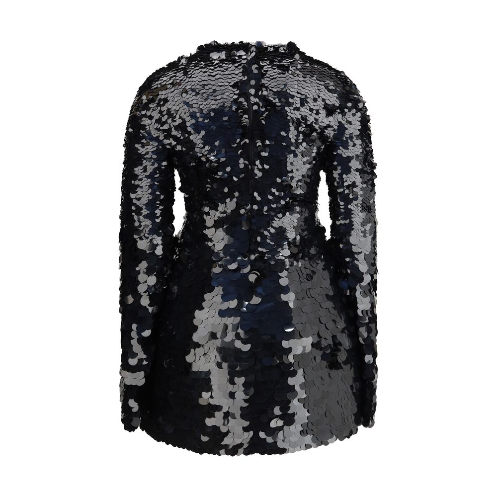 Max Mara Black Polyester Cocktail Women's Dress