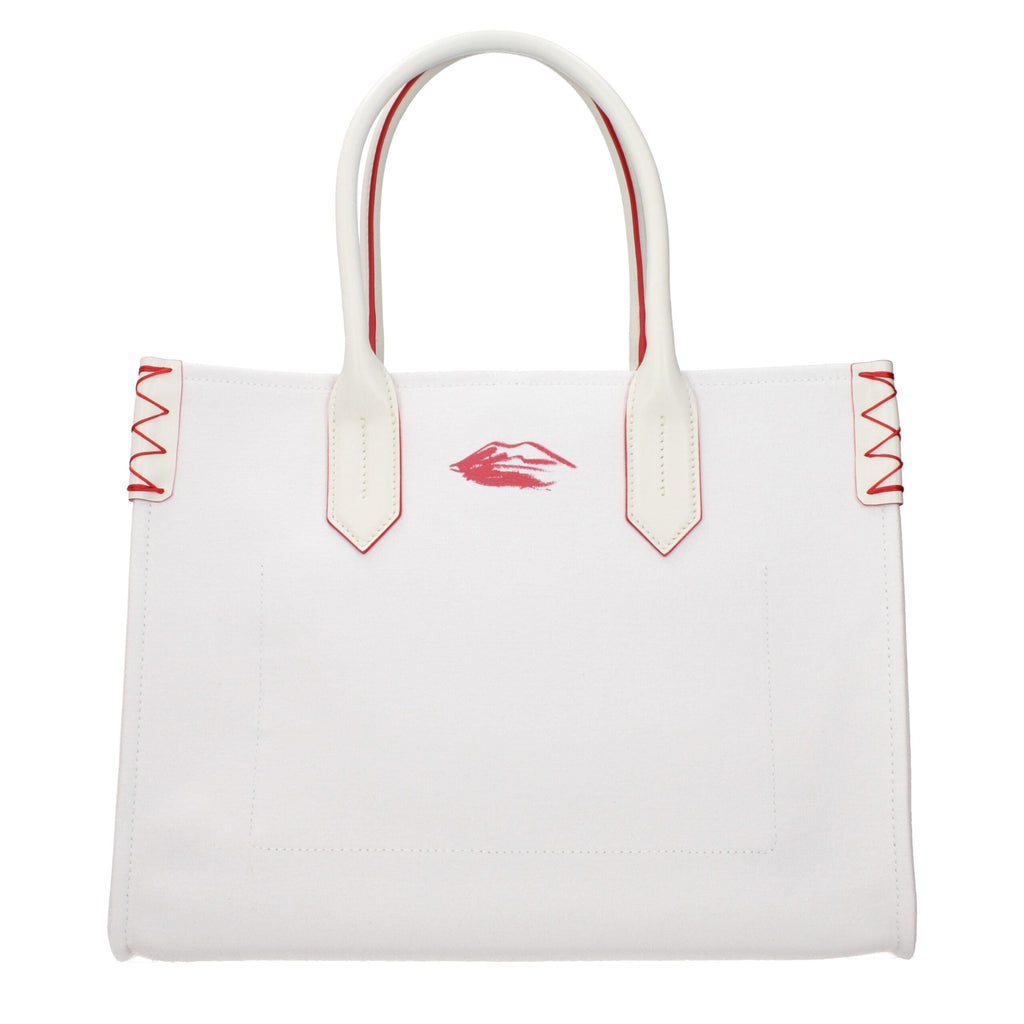 Balmain White Fabric Women's Handbag