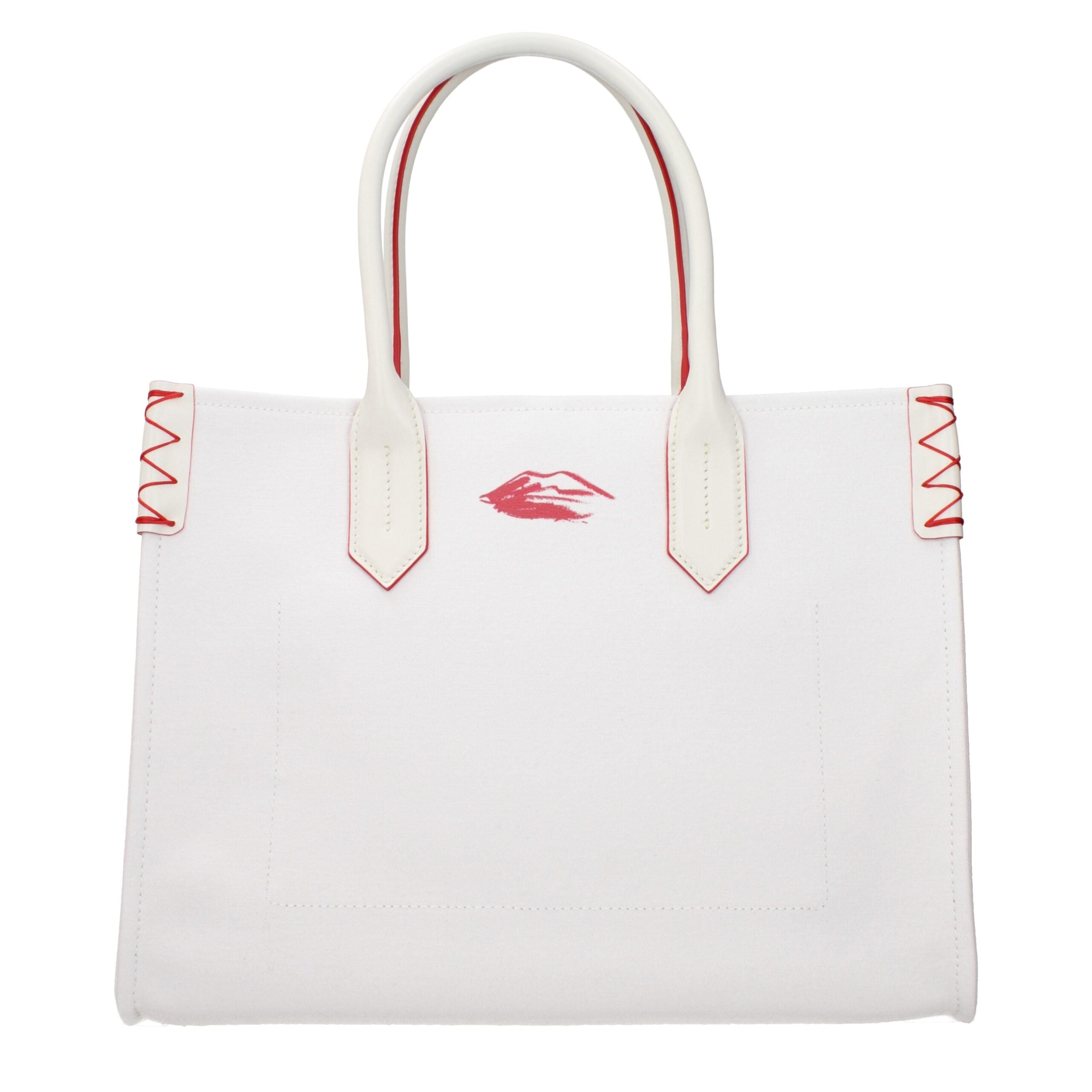 Balmain White Fabric Women's Handbag
