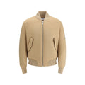 Off-White Brown Cashmere Men's Bomber