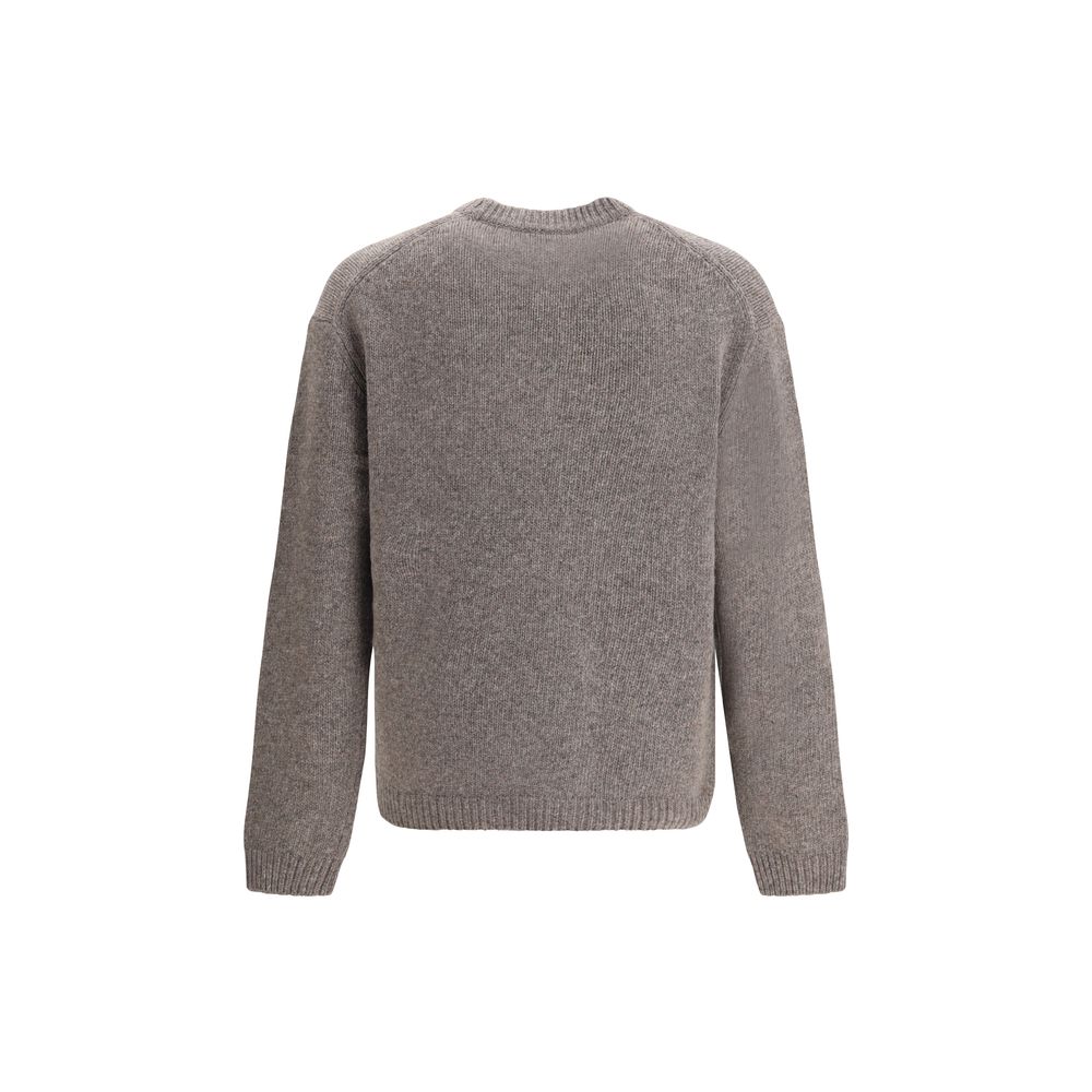 Maison Kitsuné Gray Wool Men's Sweatshirt