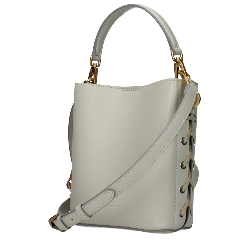 Stella McCartney Gray Leather Women's Handbag