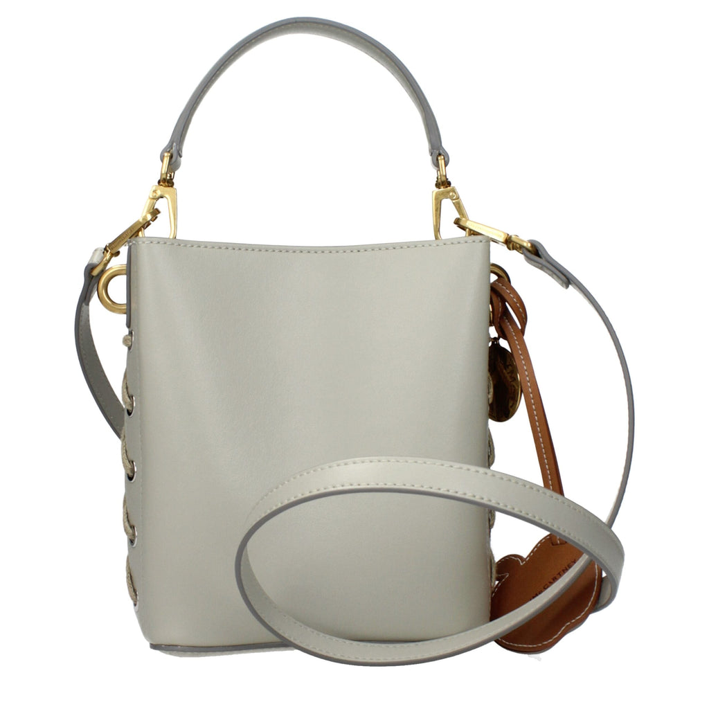 Stella McCartney Gray Leather Women's Handbag