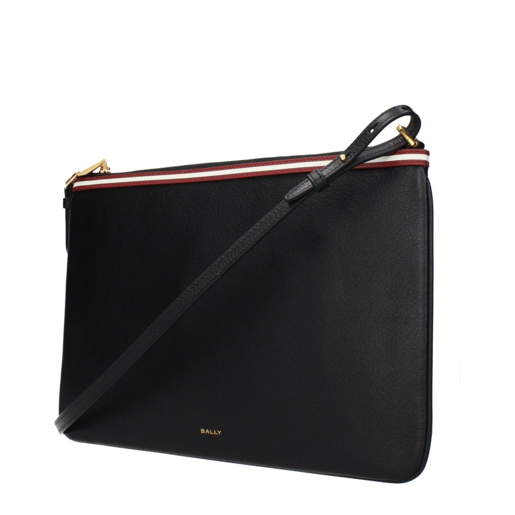 Bally Black Leather Crossbody Women's Bag