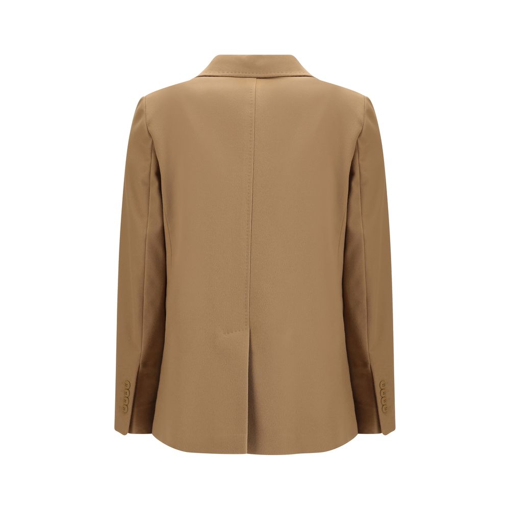 Max Mara Beige Fleece Wool Women's Clothing