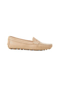 Mangará Atelier Beige Calf Leather Penny Loafers – Women’S Classic Driving Women's Shoes