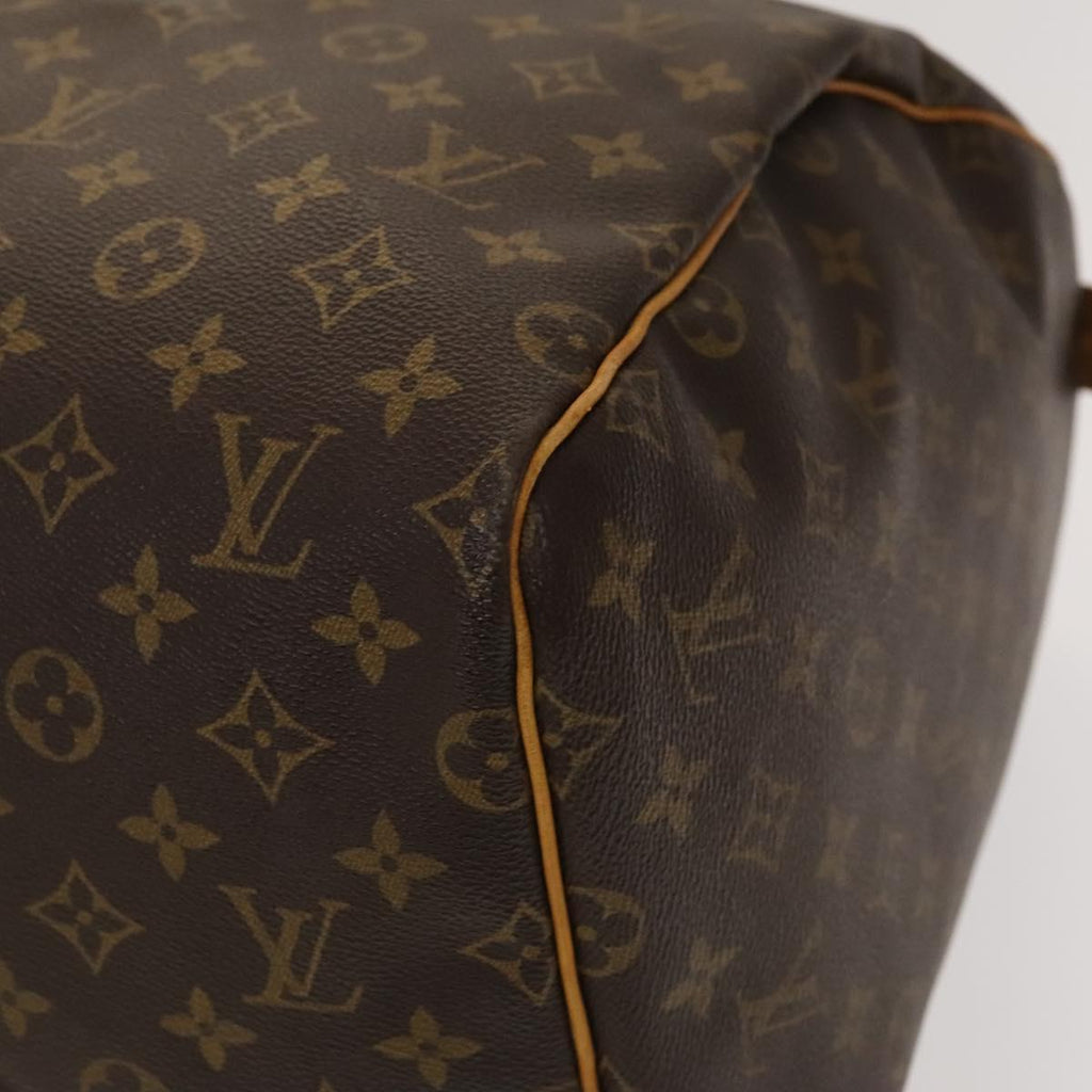 Louis Vuitton Keepall Bag Monogram Canvas Brown Canvas Bag (Pre-Owned)