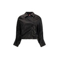 Diesel Black Lamb Leather Biker Women's Jacket