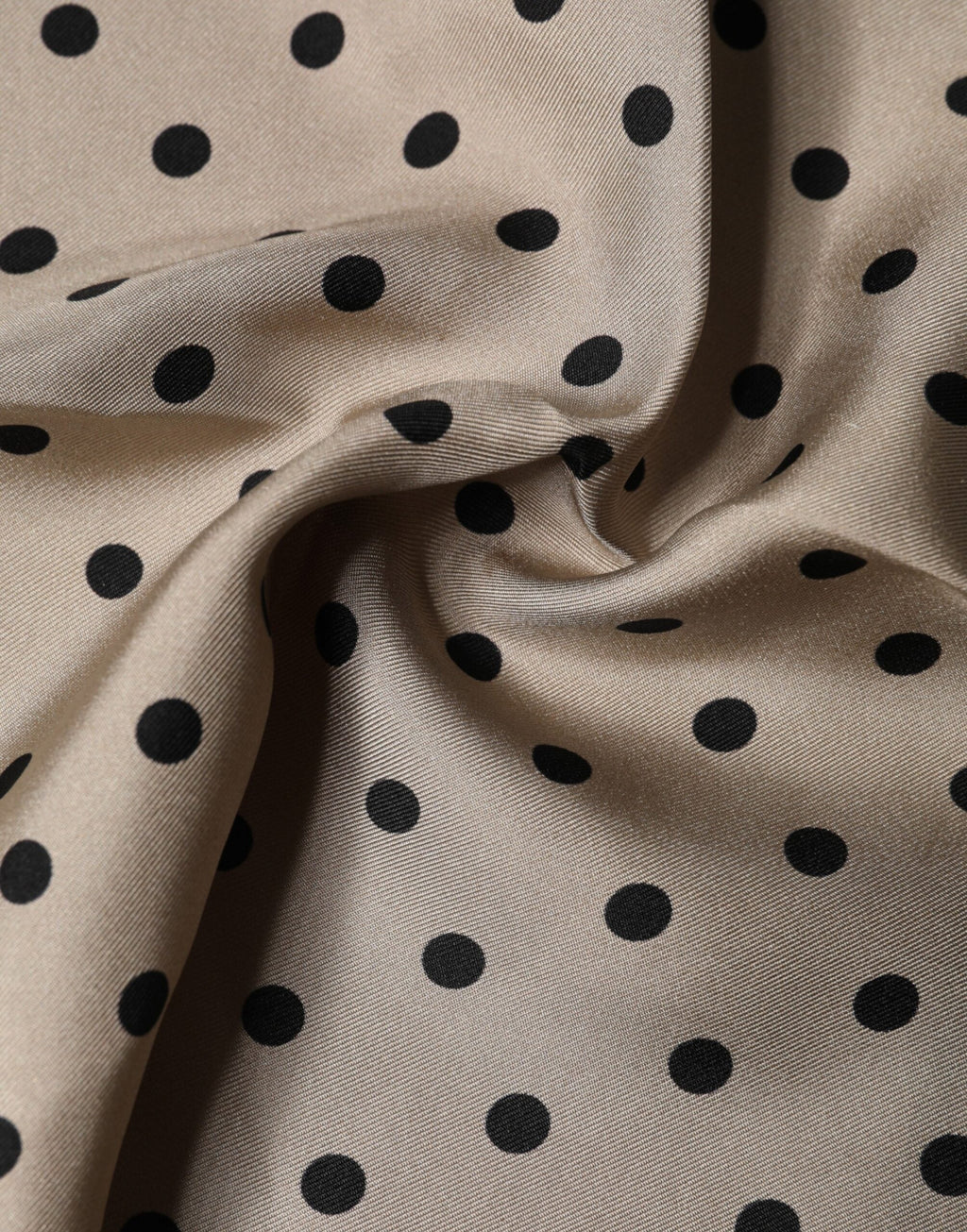 Dolce & Gabbana Brown Polka Dot Square Handkerchief Men's Scarf
