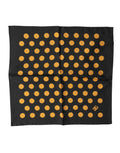 Dolce & Gabbana Black Polka Dot Square Handkerchief Men's Scarf