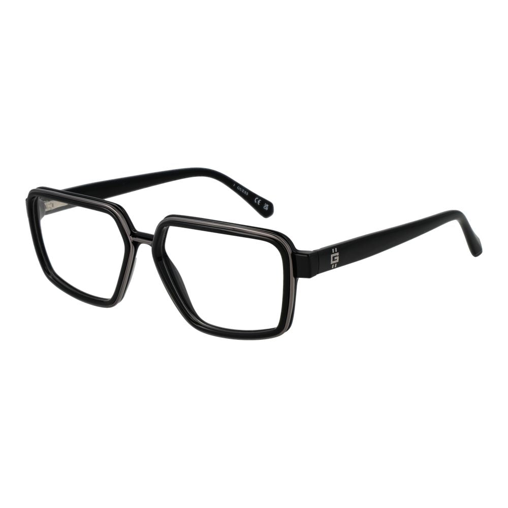 Guess Black Plastic Glasses Men's (Frames)