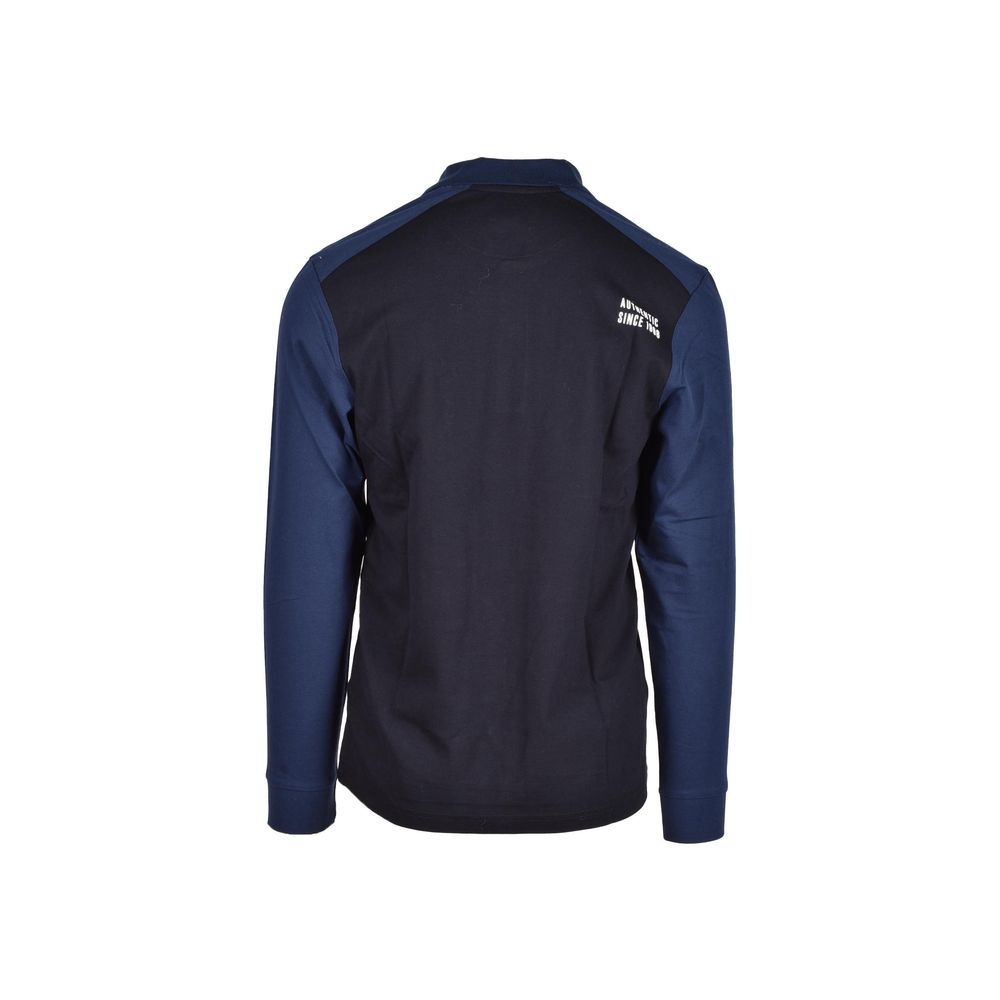 Bikkembergs Blue Cotton Polo Men's Shirt