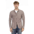 Distretto12 Beige Cotton Men's Blazer