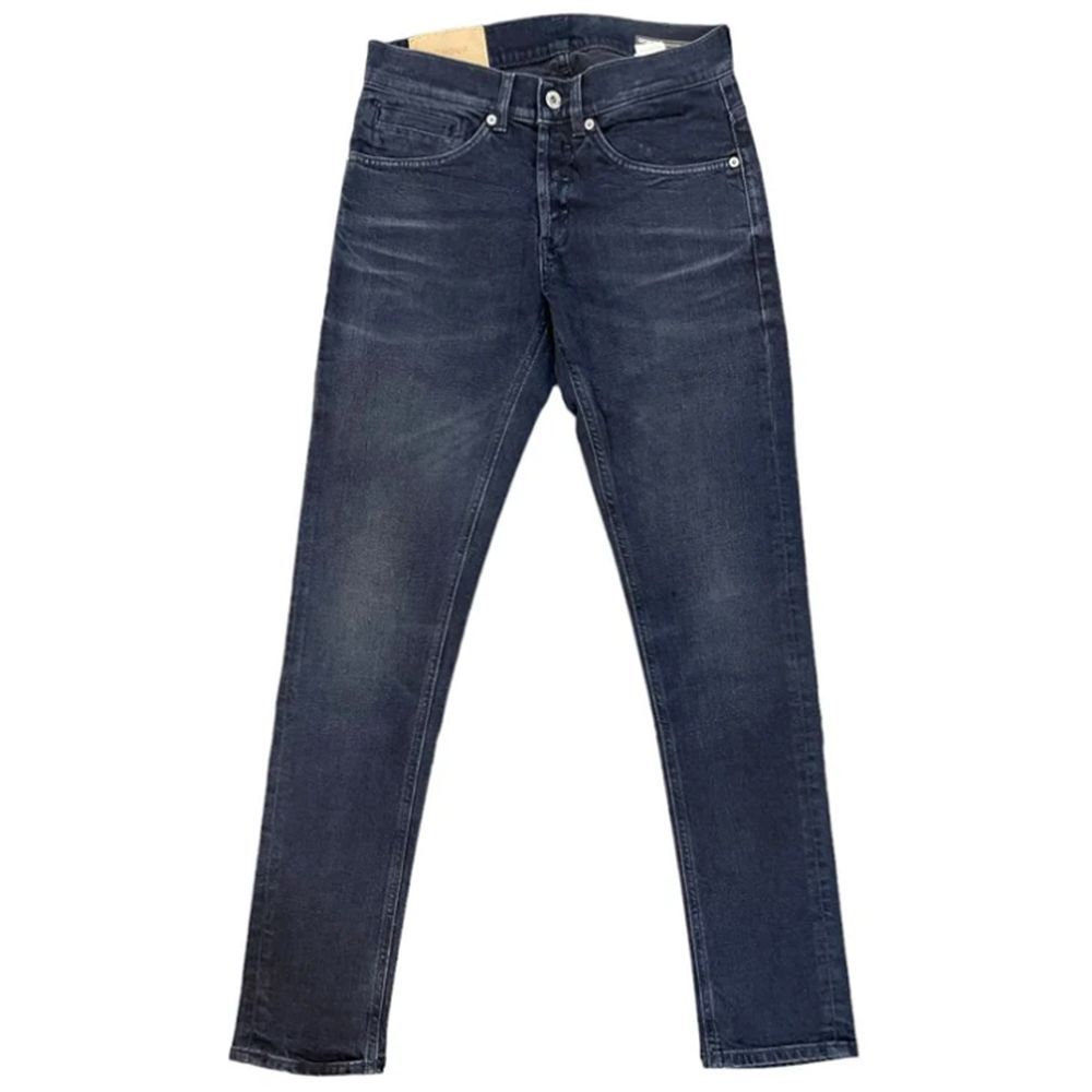 Dondup Blue Cotton Slim Fit Men's Jeans