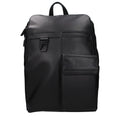 Piquadro Black Leather Men's Backpack