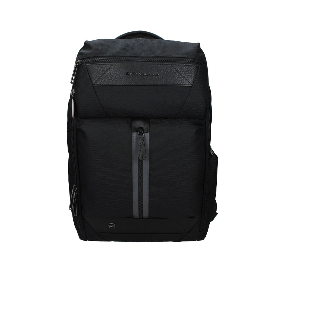 Piquadro Black Fabric Men's Backpack