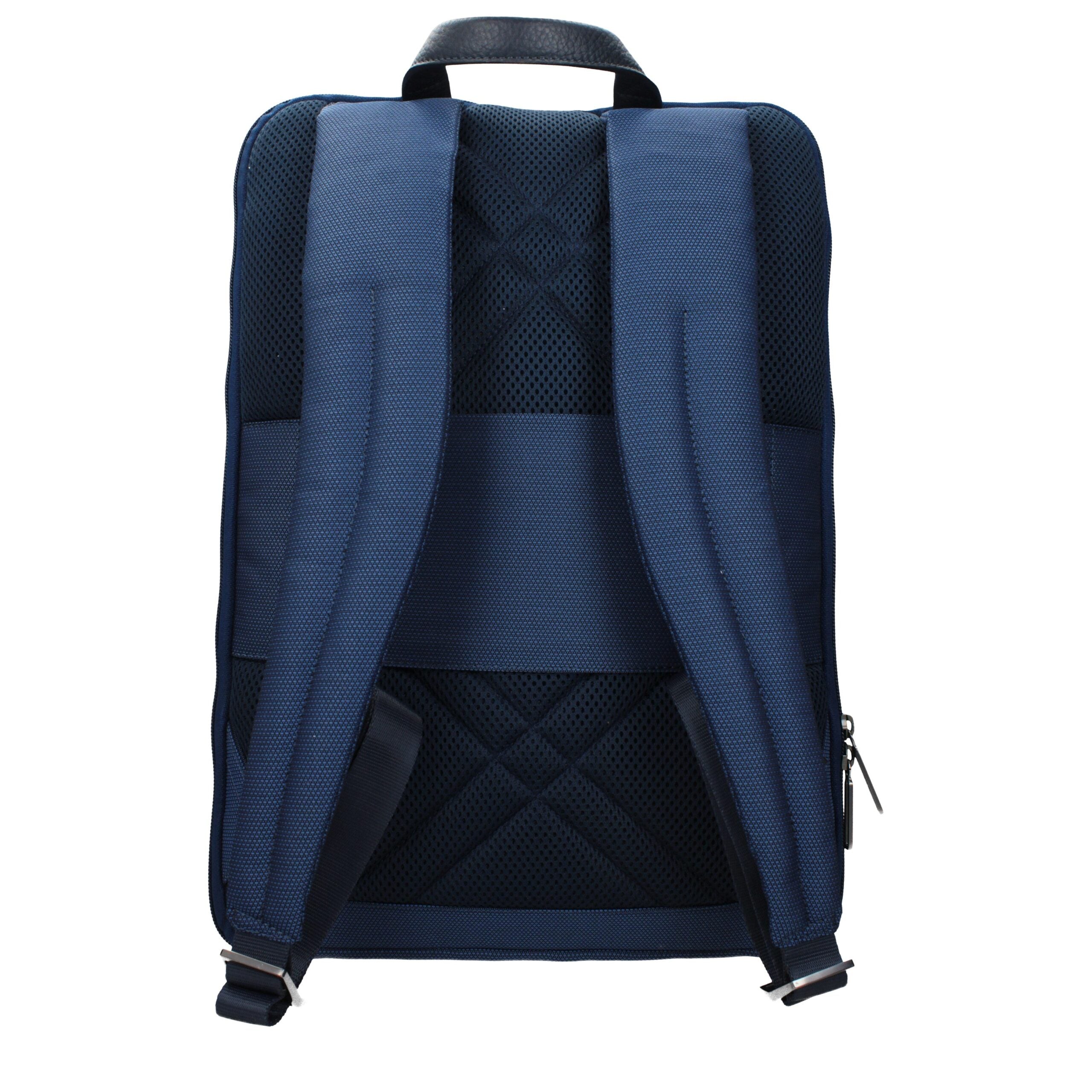 Piquadro Blue Fabric Men's Backpack