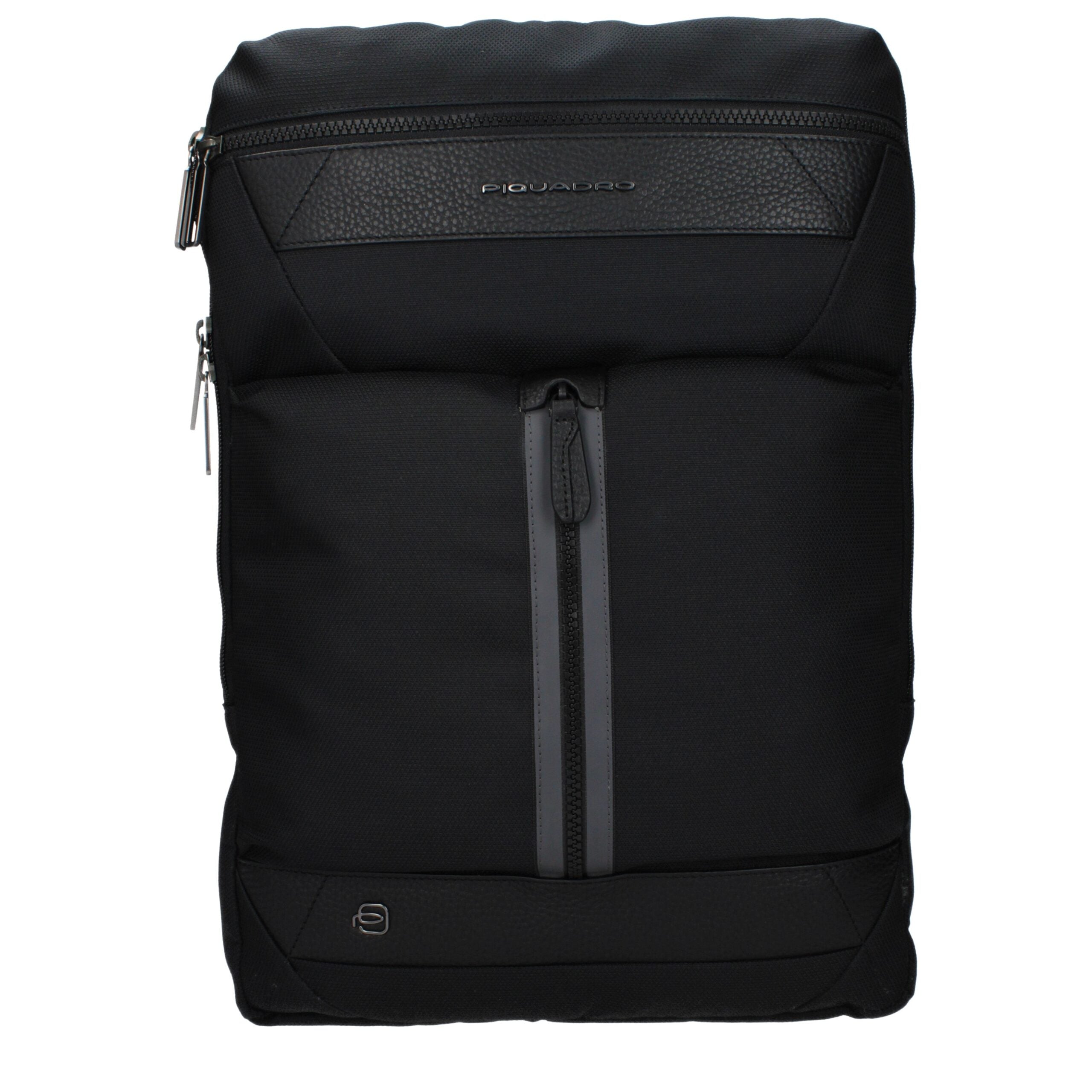 Piquadro Black Fabric Men's Backpack