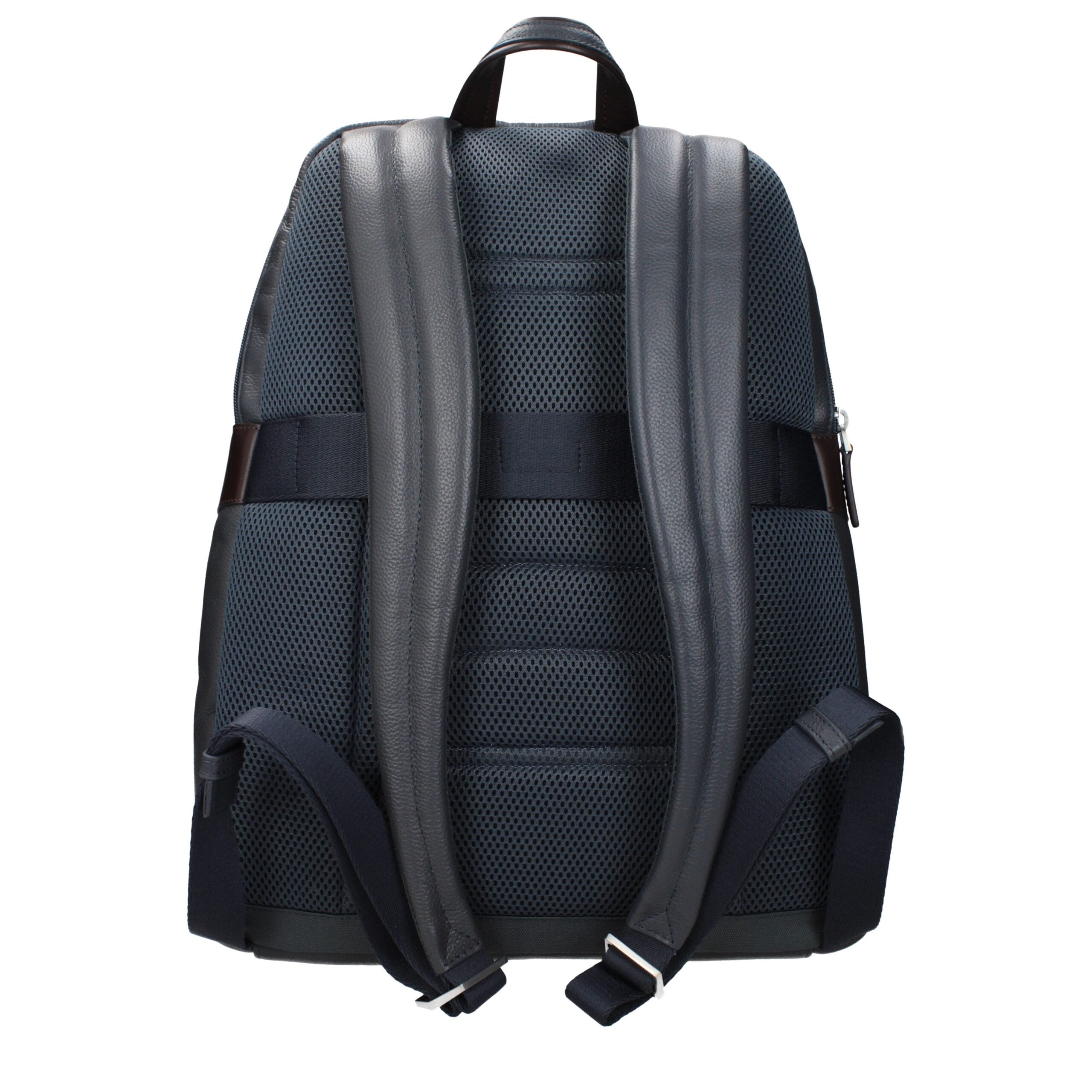 Piquadro Gray Leather Men's Backpack