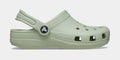 Exclusive Classic Clog Preschool/Grade School Sandals (Olive) — 11C — Front View