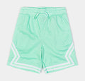 Exclusive JDB Air Diamond Dri Fit Mesh Grade School Shorts (Mint) — S — Front View