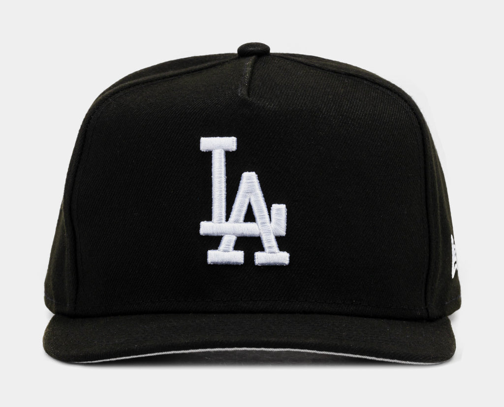 Exclusive Los Angeles Dodgers 950AF Snapback Mens Hat (Black/White) — OS — Front View