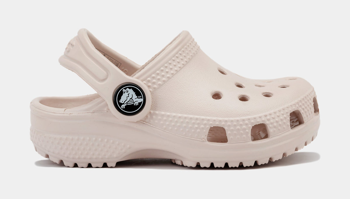 Exclusive Classic Clog Infant Toddler Sandals (Light Pink) — 4C — Front View