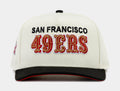 Exclusive Shoe Palace Exclusive San Francisco 49ers Superbowl XXIX 950AF Snapback Mens Hat (White/Red) — OS — Front View