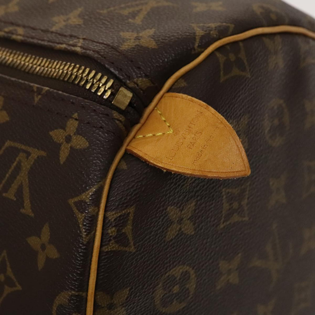 Louis Vuitton Keepall Bag Monogram Canvas Brown Canvas Bag (Pre-Owned)