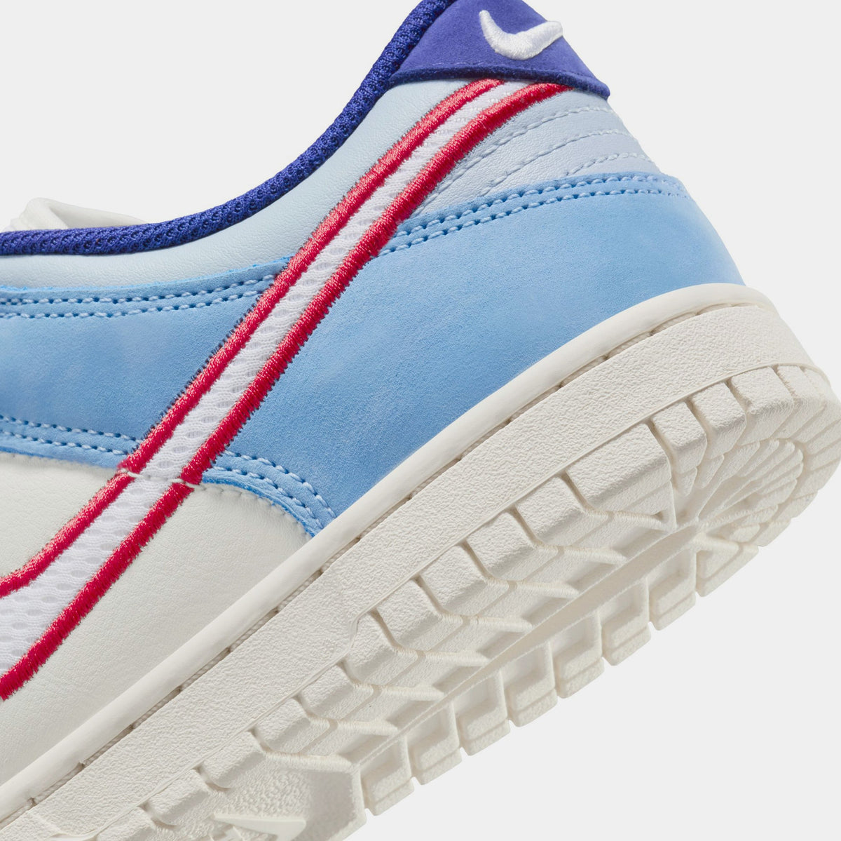 Exclusive Dunk Low Grade School Lifestyle Shoes (Saill/Light Armory Blue/White) — 3.5Y — Back View