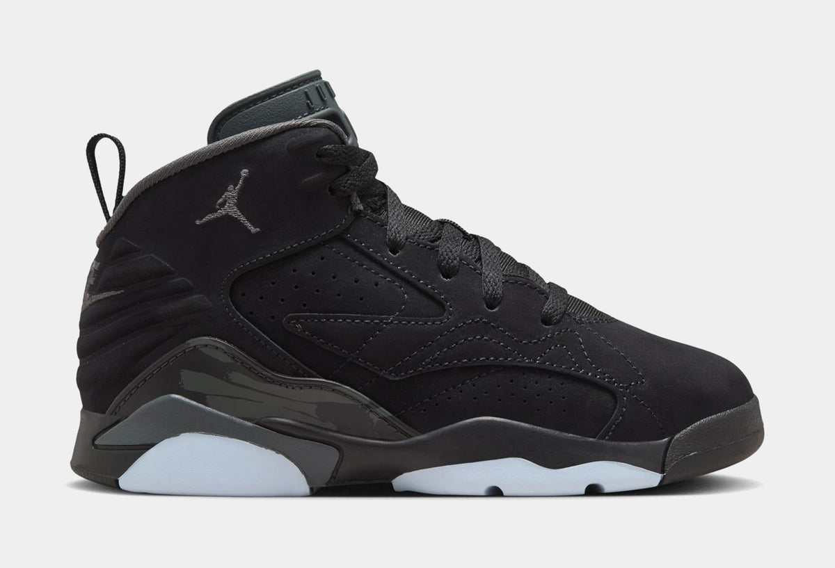 Exclusive Jumpman MVP Black Anthracite Preschool Lifestyle Shoes (Black/Anthracite) — 10.5C — Front View