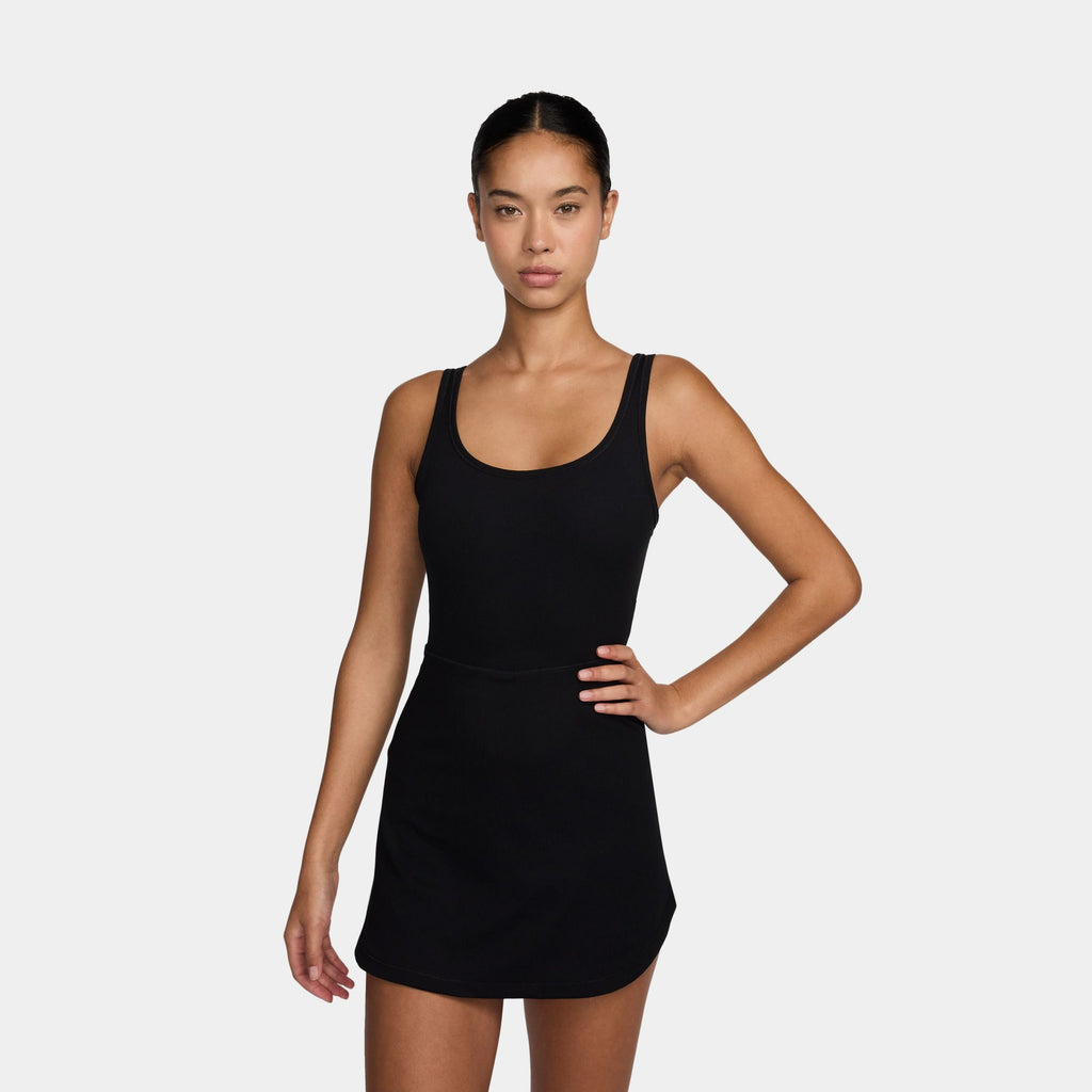 Exclusive One Dri Fit Womens Dress (Black) — XXS — Front View