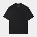 Exclusive Air Wordmark Mens Short Sleeve Shirt (Black) — S — Front View