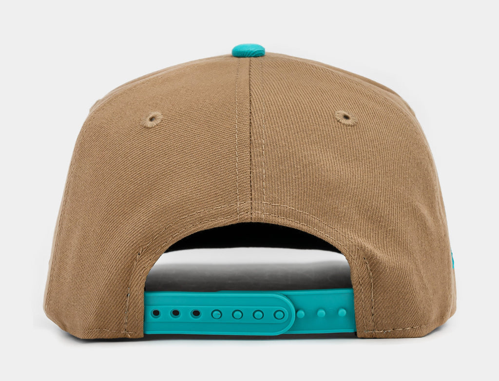 Exclusive Shoe Palace Exclusive Arizona Diamondbacks Khaki 950AF Snapback Mens Hat (Khaki/Blue) — OS — Back View