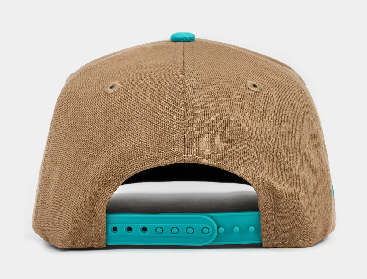 Exclusive Shoe Palace Exclusive Arizona Diamondbacks Khaki 950AF Snapback Mens Hat (Khaki/Blue) — OS — Back View