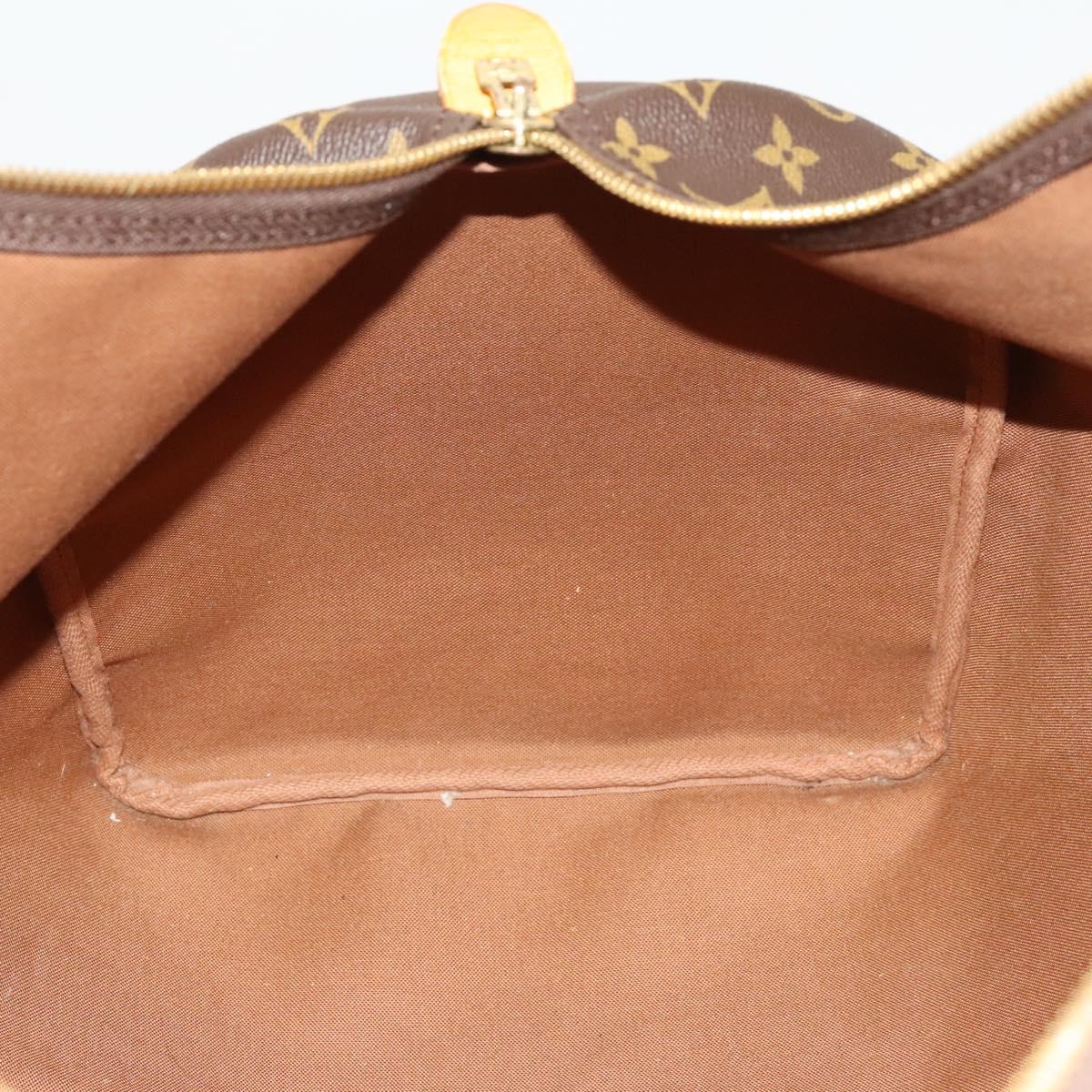Louis Vuitton Keepall Bag Monogram Canvas Brown Canvas Bag (Pre-Owned)