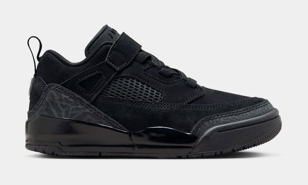 Exclusive Spizike Low Preschool Lifestyle Shoes (Black) — 10.5C — Front View