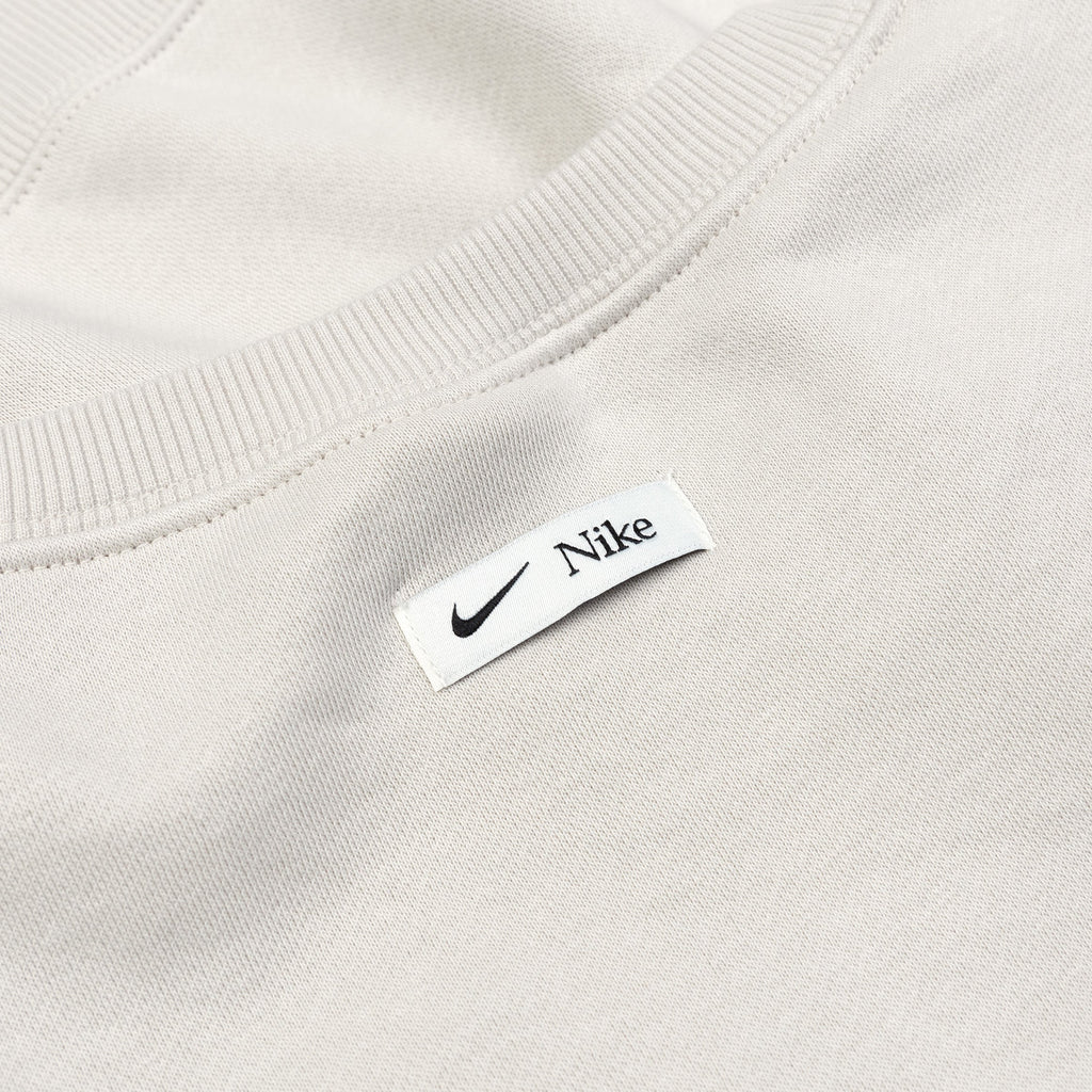 Exclusive NSW Phoenix Fleece Oversized Womens Crewneck (Beige) — XS — Side View