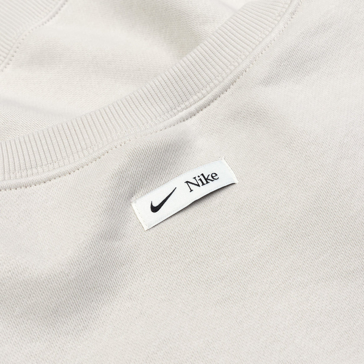 Exclusive NSW Phoenix Fleece Oversized Womens Crewneck (Beige) — XS — Side View